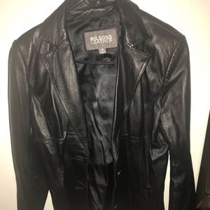 Wilson Black leather jacket